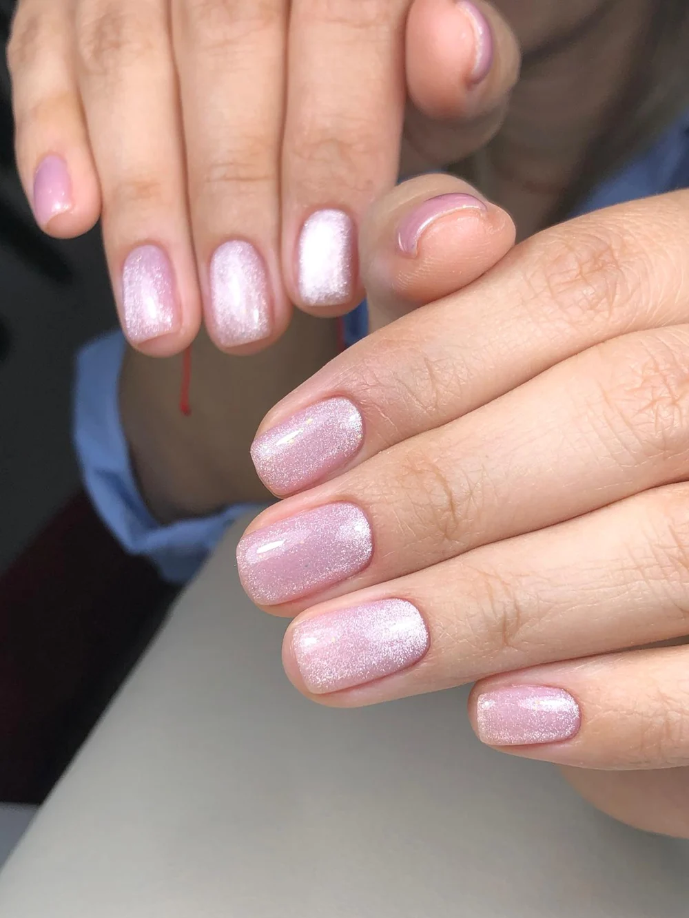 Moi Nail Bar — Sedefli pembe manikür